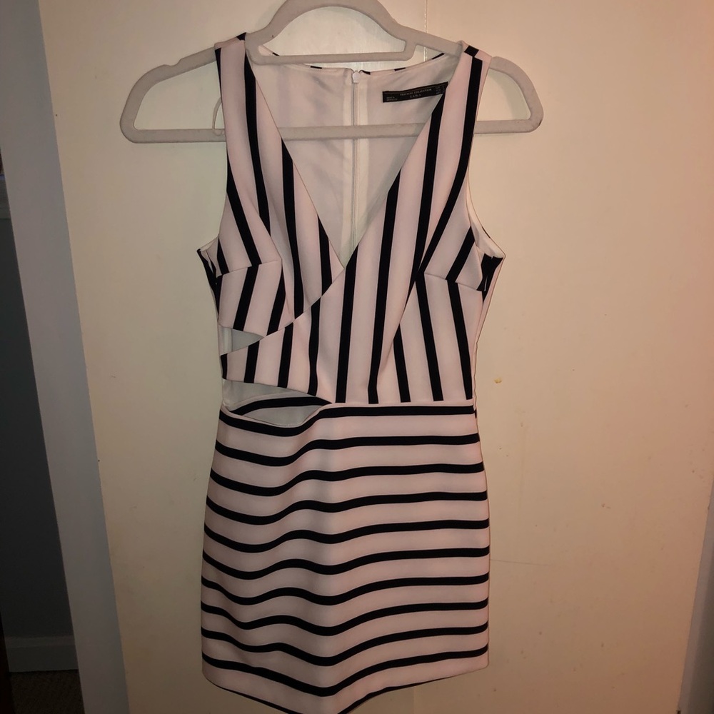 Zara stripped romper